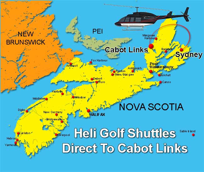 Cabot Links Charter Flights